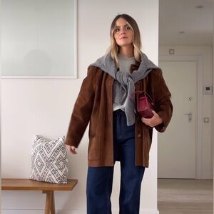 Vintage Brown Suede Jacket